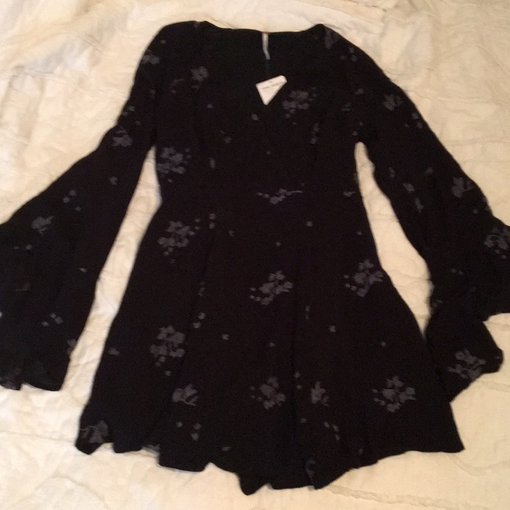 NWT. Free People embroidered dress